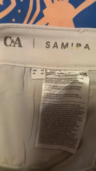 Pantalón C&A Crudo Talla 40