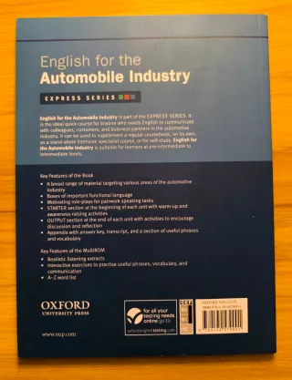 Libro Inglés para FP Automoción Oxford (Libro+CD)