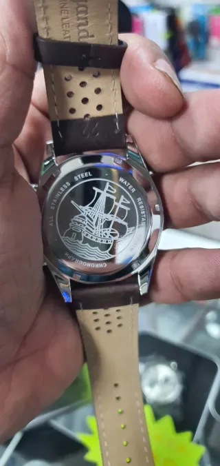 Reloj Gigandet Cronógrafo Plata y Marrón