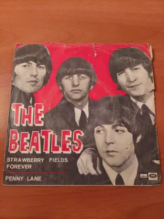 Lote 5 Vinilos Singles The Beatles y Ringo Starr