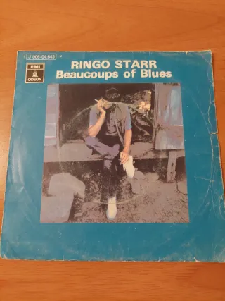 Lote 5 Vinilos Singles The Beatles y Ringo Starr