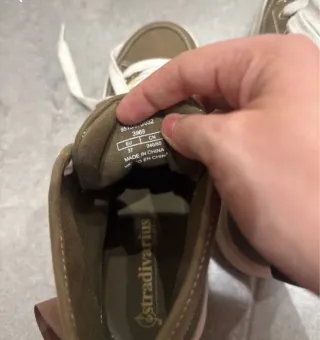 Zapatillas Stradivarius verdes altas