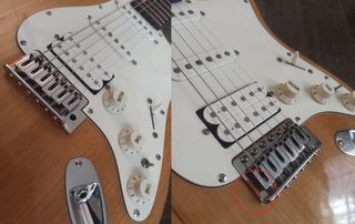 Guitarra eléctrica tipo Stratocaster