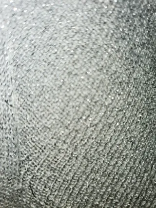 Top Lurex Gris Perla Metalizado Talla 38