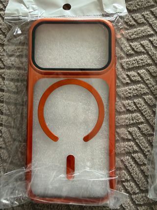 Funda iPhone 17 Pro Naranja MagSafe