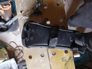 Bolsa portaobjetos gris