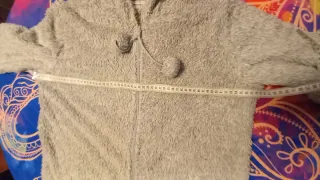 Sudadera peluche gris talla L