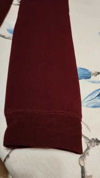 Leggings térmicos burdeos mujer Talla S/M