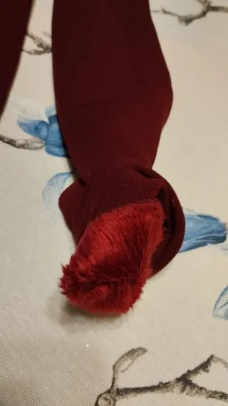 Leggings térmicos burdeos mujer Talla S/M