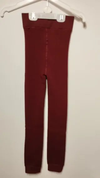 Leggings térmicos burdeos mujer Talla S/M