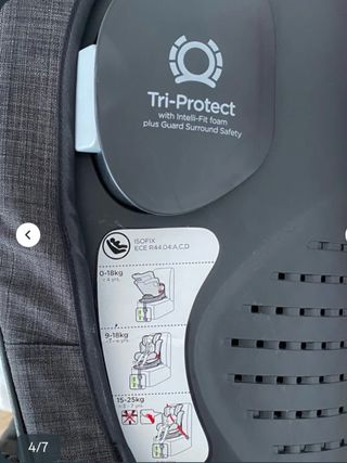 Silla coche Joie Isofix Grupo 0+/1/2