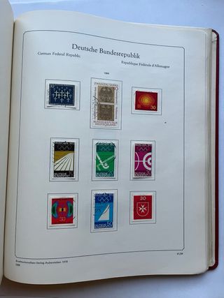 Álbum Sellos Alemania BRD/DDR/Berlin 172 Páginas