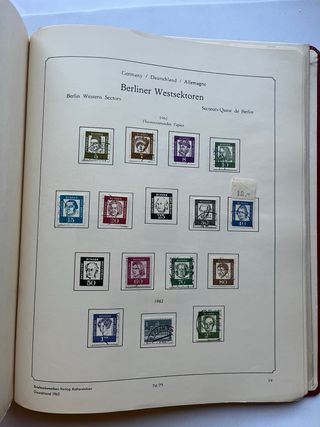 Álbum Sellos Alemania BRD/DDR/Berlin 172 Páginas