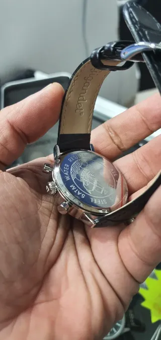 Reloj Gigandet Cronógrafo Negro y Plateado