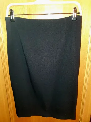 Traje blazer y falda lápiz negro