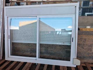 2 ventanas aluminio climalit
