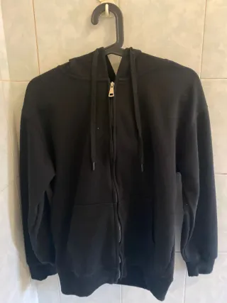 Felpa con cappuccio Celine nera