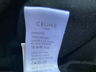 Felpa con cappuccio Celine nera