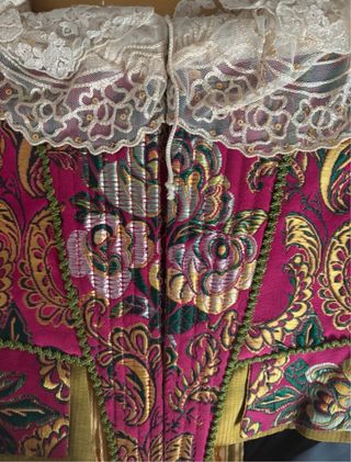 Vestido de fallera niña (6-8 años) y zapatos