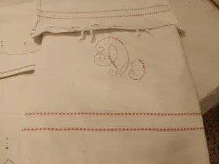 2 Juegos Sábanas Antiguas Bordadas