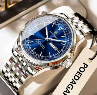 Reloj POEDAGAR Hombre Esfera Azul Acero