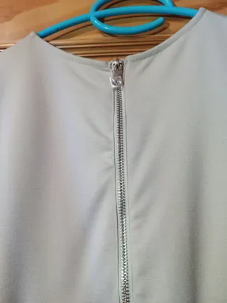 Vestido fiesta H&M reno Navidad beige  Talla 8-10