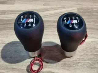 Pomo de palanca de cambios BMW piel negra corto M