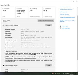 ThinkCentre M83 i7-4470 16GB SSD 250 GTX 750 ti