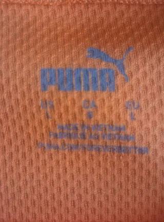 Camiseta Entrenamiento Valencia Puma Naranja