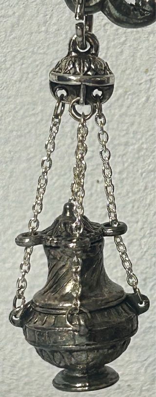 Botafumeiro Santiago baño Plata