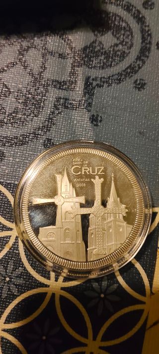 Moneda Año Santo Cruz Oviedo 2008