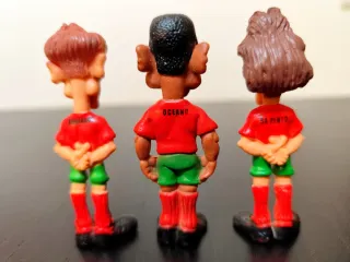 9 Bonecos Caricatura Seleção Portugal Euro 96