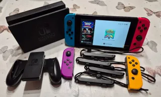 Nintendo Switch Completo con Accesorios y 5 juegos