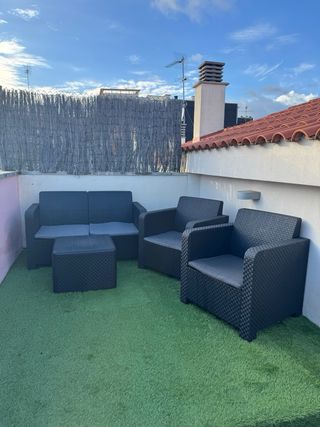 Set di divani da esterno per 4 persone