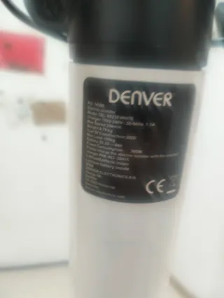 Patinete Eléctrico Denver 300W Blanco