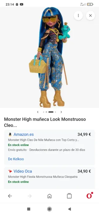 Muñeca Monster High Cleo De Nile