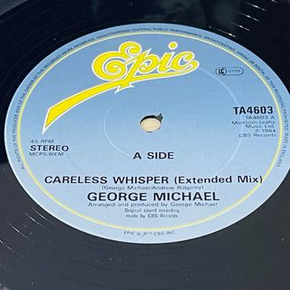 MAXI Vinilo GEORGE MICHAEL - Careless Whisper 1984