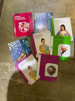 libros escolares lote: bachiller y ESO
