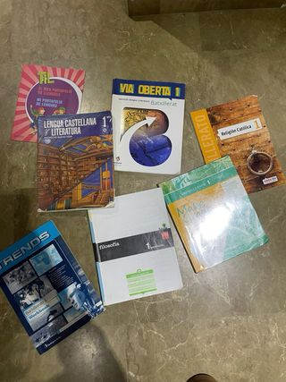 libros escolares lote: bachiller y ESO