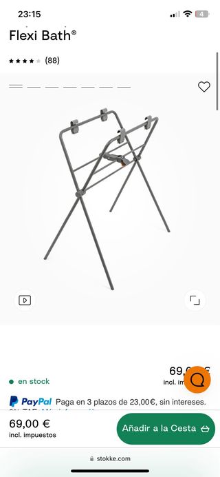 Patas Stokke Flexi Bath