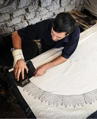 Stampo Tessuto Artigianale Persiano collezionismo