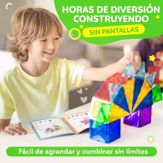 Bloques Construcción Magnéticos 80 Piezas