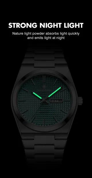 Reloj paazomu Hombre Esfera Verde