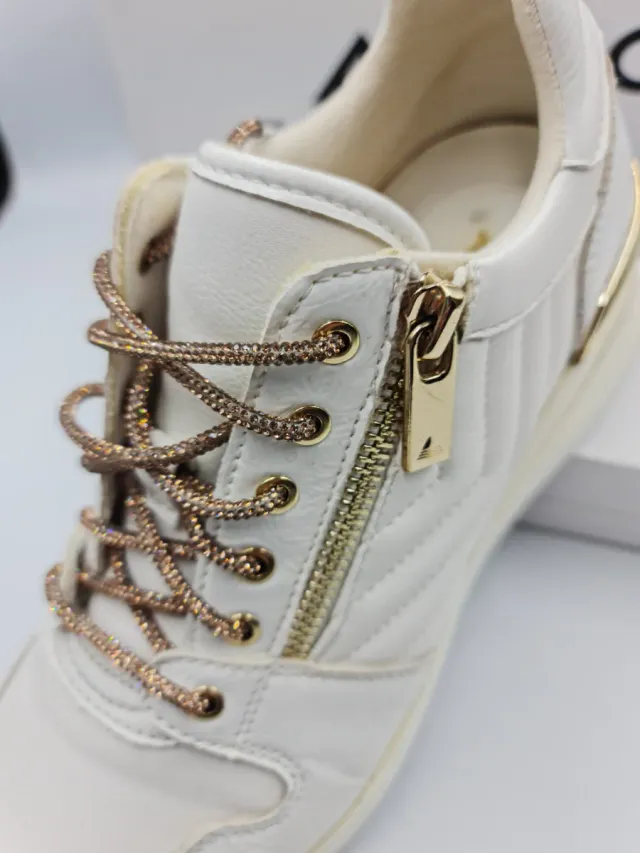 ALDO SNAKERS ZAPATILLAS DE CUÑA BLANCAS