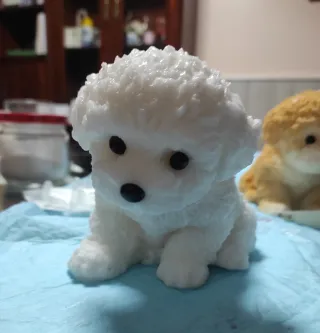 Cachorro de silicona para jugar cada unidad.