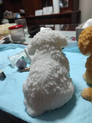 Cachorro de silicona para jugar cada unidad.