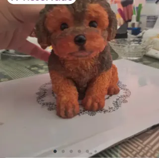 Cachorro de silicona para jugar cada unidad.