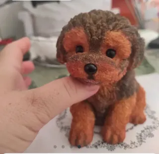 Cachorro de silicona para jugar cada unidad.