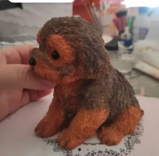 Cachorro de silicona para jugar cada unidad.