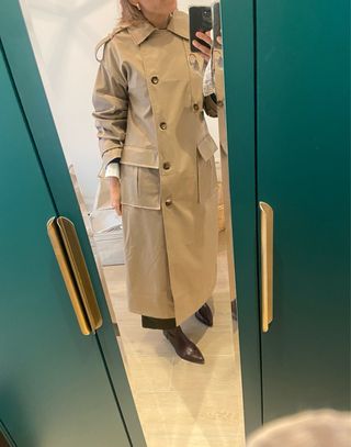 Gabardina Beige/Marrón